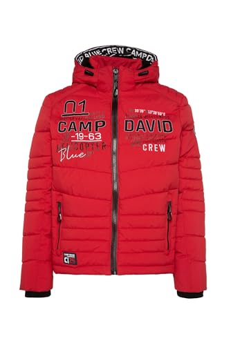 Camp David Herren Winterjacke mit Kapuze im Ski-Design Royal Red Xxxl von Camp David