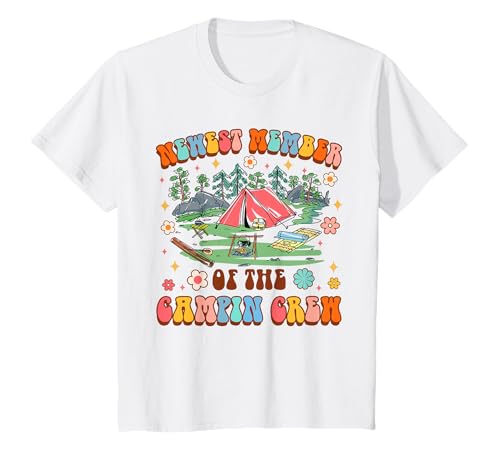 Kinder Little Camper Camping Lover Neuestes Mitglied der Campin Crew T-Shirt Kinder Little Camper Camping Lover Neuestes Mitglied der Campin Crew T-Shirt von Camper Camping Lover Newest Member