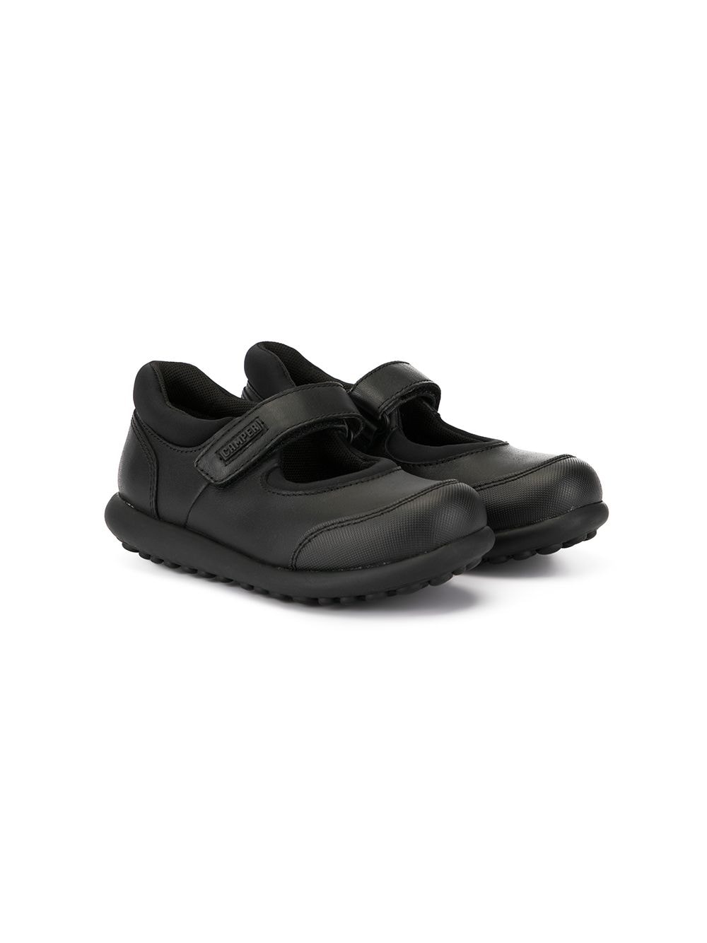 Camper Kids Ballerinas mit Klettverschluss - Schwarz von Camper Kids