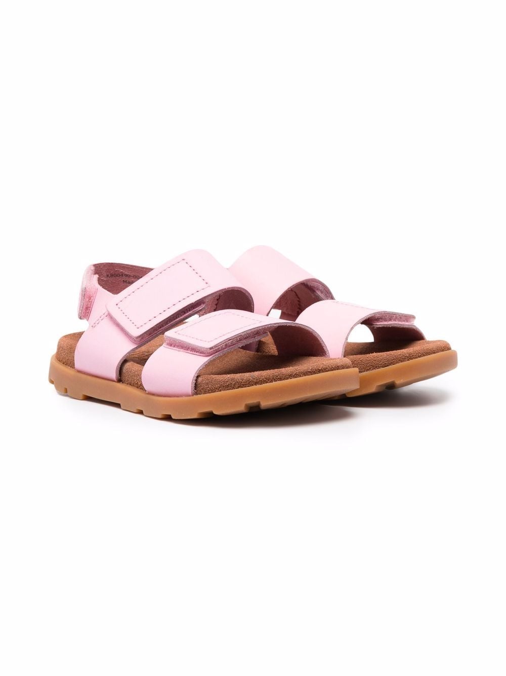 Camper Kids Brutus Römersandalen mit Klettverschluss - Rosa von Camper Kids