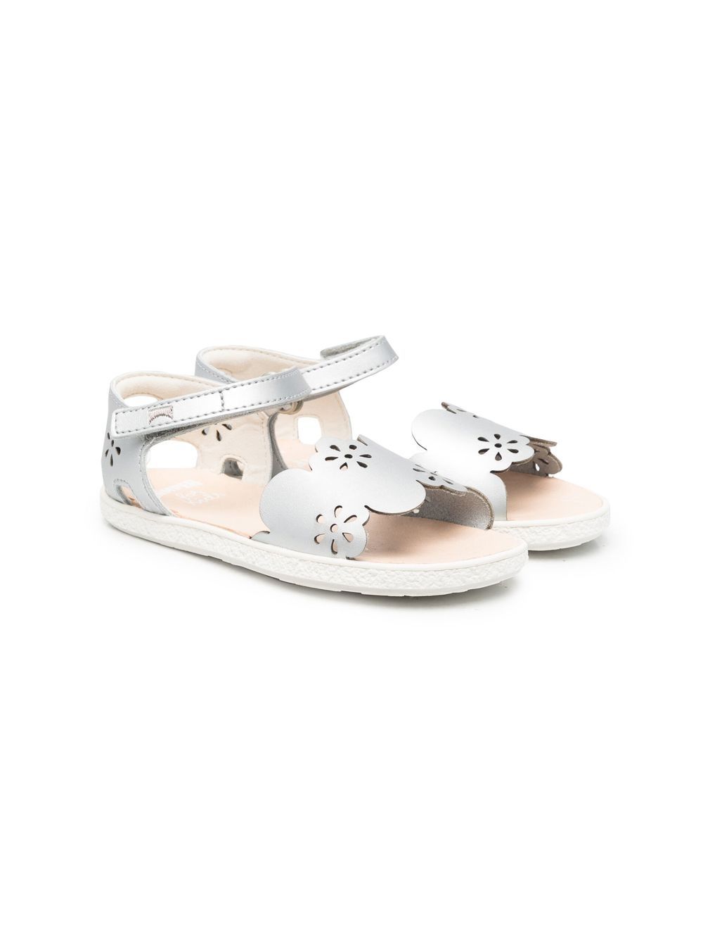 Camper Kids Miko Sandalen mit Cut-Outs - Grau von Camper Kids