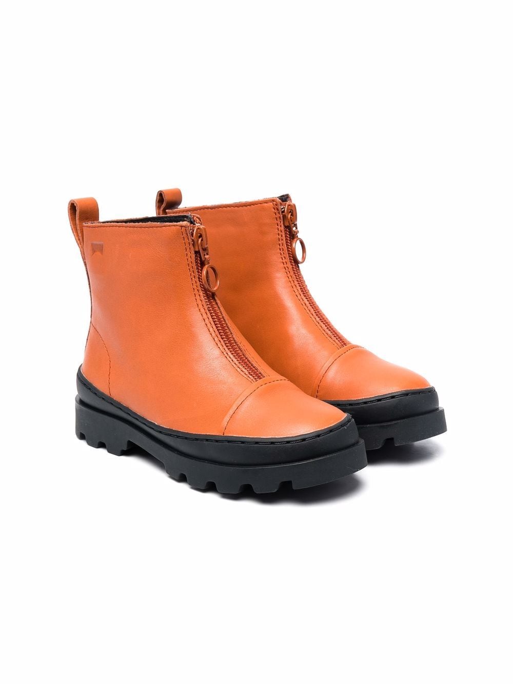 Camper Kids Stiefeletten mit Reißverschluss - Braun von Camper Kids