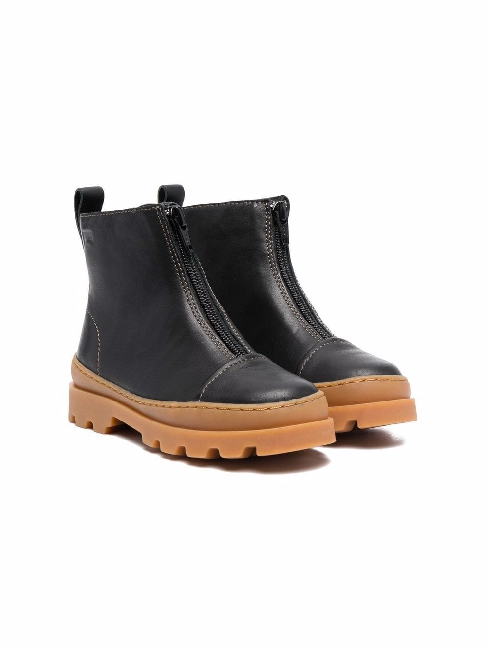 Camper Kids Stiefeletten mit Reißverschluss - Schwarz von Camper Kids