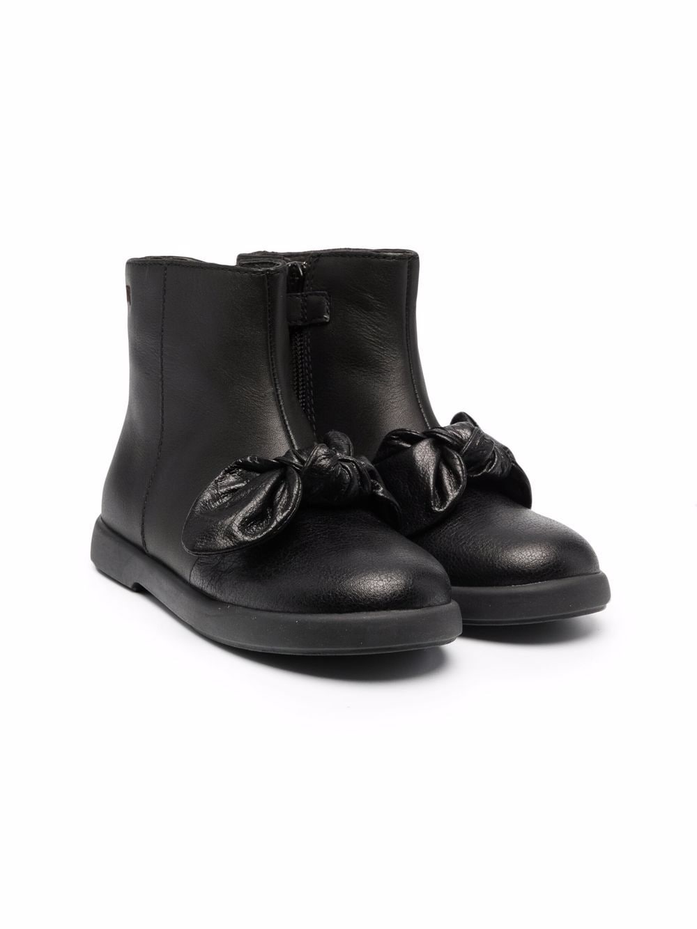 Camper Kids Stiefeletten mit Schleifendetail - Schwarz von Camper Kids