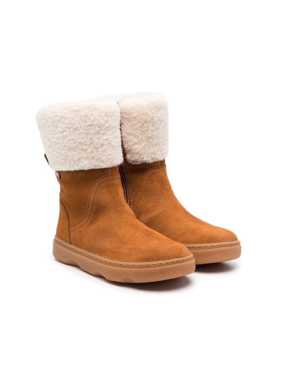 Camper Kids Stiefel mit Faux Shearling - Braun von Camper Kids