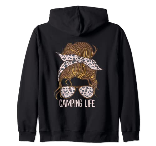 Campingleben für Damen Kapuzenjacke Campingleben für Damen Kapuzenjacke von Camper Novelty Apparel