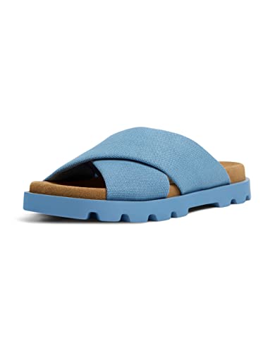 Camper Damen Brutus K201322 Flat Sandal, Blau 009, 37 EU von Camper