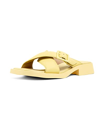 Camper Damen Dana K201490 Flat Sandal, Gelb 002, 38 EU von Camper