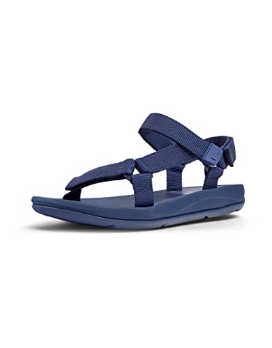 Camper Damen Match K200958 Flat Sandal, Blau 018, 41 EU von Camper