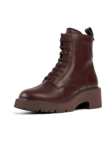 Camper Damen Milah K400577 Ankle Boot, Burgund 008, 36 EU von Camper