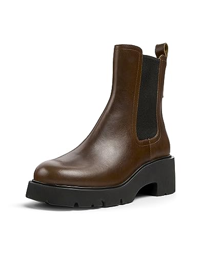 Camper Damen Milah K400575 Chelsea Boot, Braun 011, 38 EU von Camper