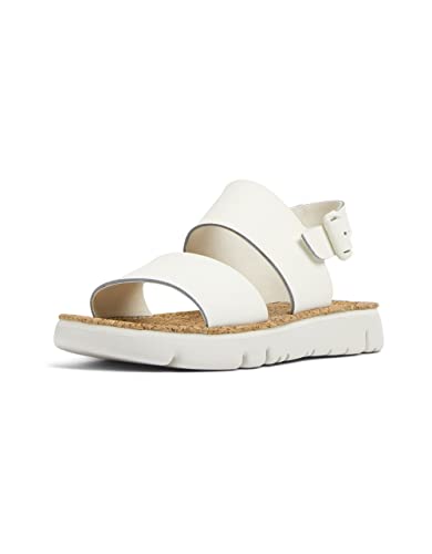 Camper Damen Oruga K201038 Flat Sandal, Weiß 015, 35 EU von Camper