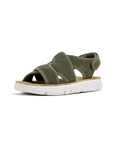 Camper Damen Oruga K201562 Flat Sandal, Grün 001, 37 EU von Camper