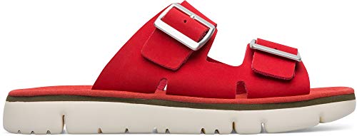 Camper Damen Oruga Sandal-K200633 Flat Sandal, Rot 008, 37 EU von Camper