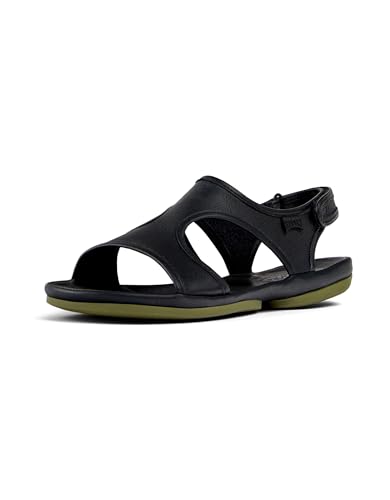 Camper Damen Right Nina K201645 T-Strap Sandal, Schwarz 003, 37 EU von Camper