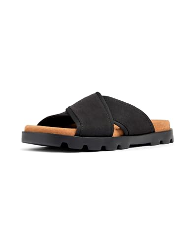 Camper Herren Brutus Sandal K100958 Slide, Schwarz 001, 43 EU von Camper
