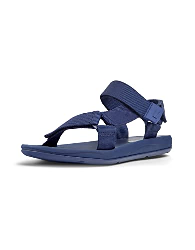 Camper Herren Match K100539 T-Strap Sandal, Blau 024, 42 EU von Camper