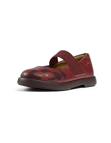 CAMPER Mädchen Duet Kids Ballet Flat, Burgundy, 37 EU von Camper