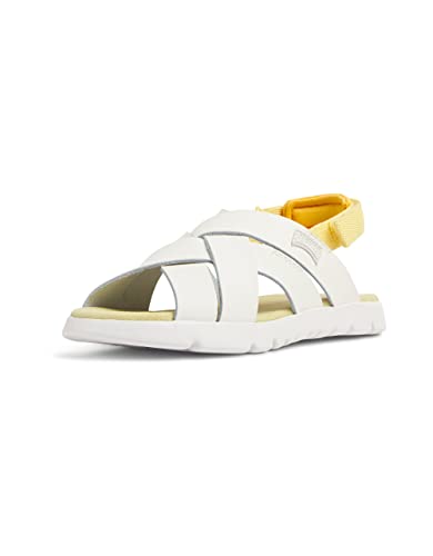 CAMPER Mädchen Oruga Kids-k800430 Flat Sandal, Weiß, 31 EU von Camper