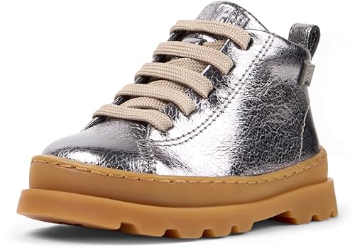 Camper Baby-Mädchen Brutus K900291 Ankle Boot, Grau 011, 22 EU von Camper