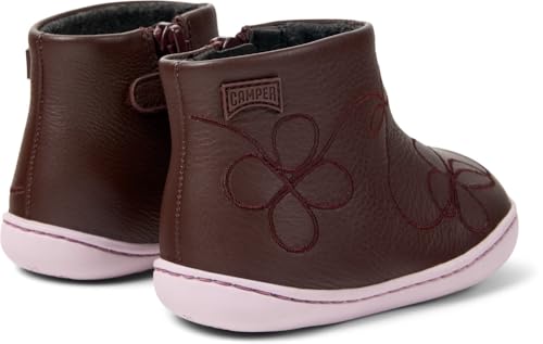 Camper Baby-Mädchen Peu Cami K900205 Zip Bootie, Burgund 005 TWS, 23 EU von Camper