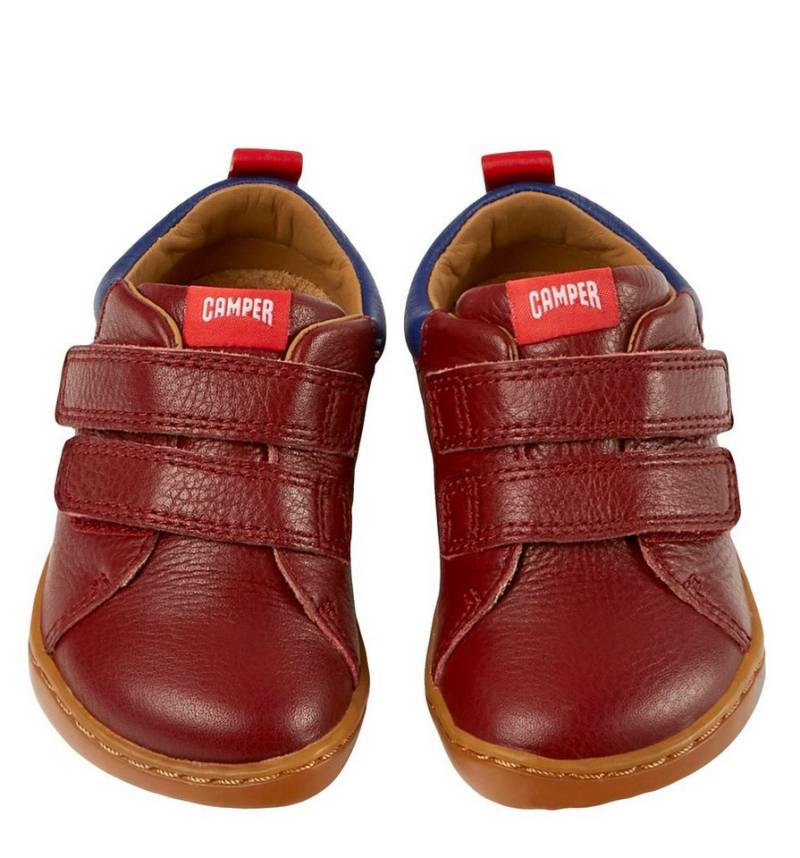 Camper Camper Lauflernschuhe erste Schuhe Peu Kinder Leder Rot Schnürschuh von Camper