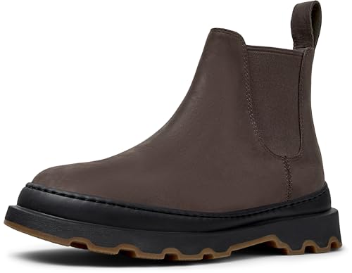 Camper Damen Brutus+ K400818 Chelsea Bootie, Dunkelbraun 002, 41 EU von Camper