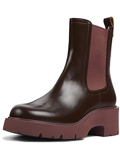 Camper Damen Milah Chelsea Bootie, Bordeaux 1, 39 EU von Camper