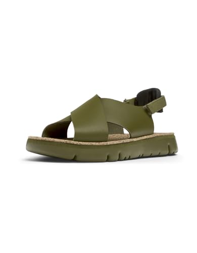 Camper Damen Oruga K200157 Other Sandals, Mittelgrün 054, 39 EU von Camper