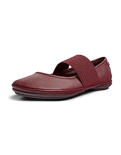 Camper Damen Right Nina 21595 Mary Jane Flat, Burgund 231, 35 EU von Camper