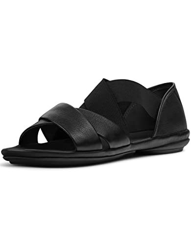 Camper Damen Right Nina K201367 X-Strap Sandal, Schwarz 001, 37 EU von Camper