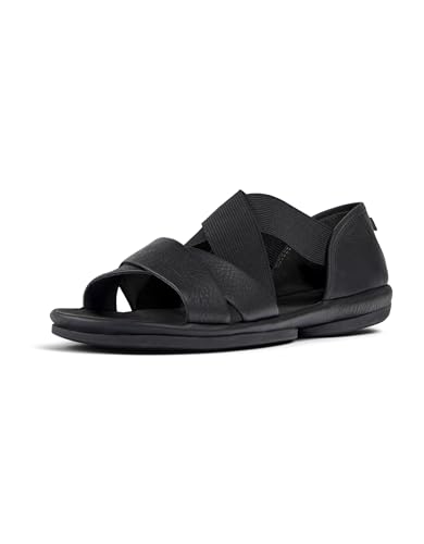 Camper Damen Right Nina K201367 X-Strap Sandal, Schwarz 006, 42 EU von Camper