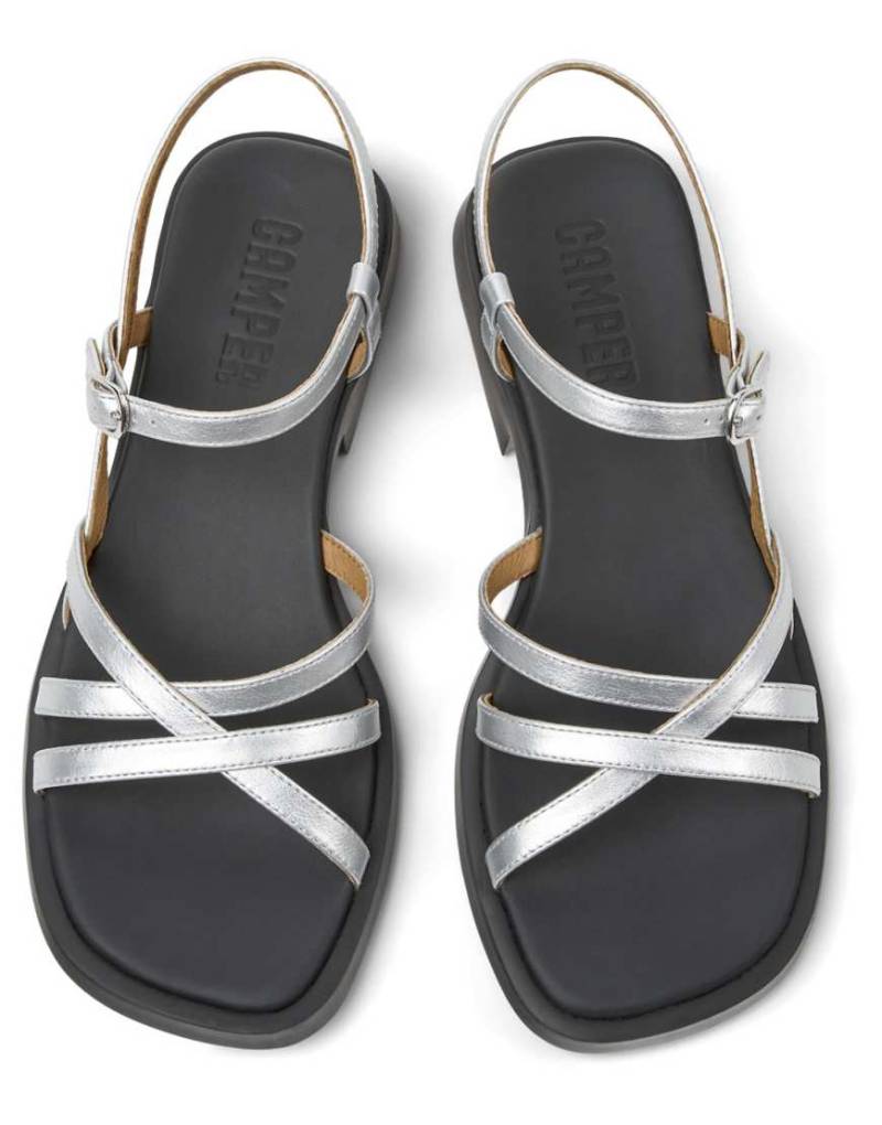 Camper - Dana Dana - Sandalen in Mittelgrau-Braun von Camper