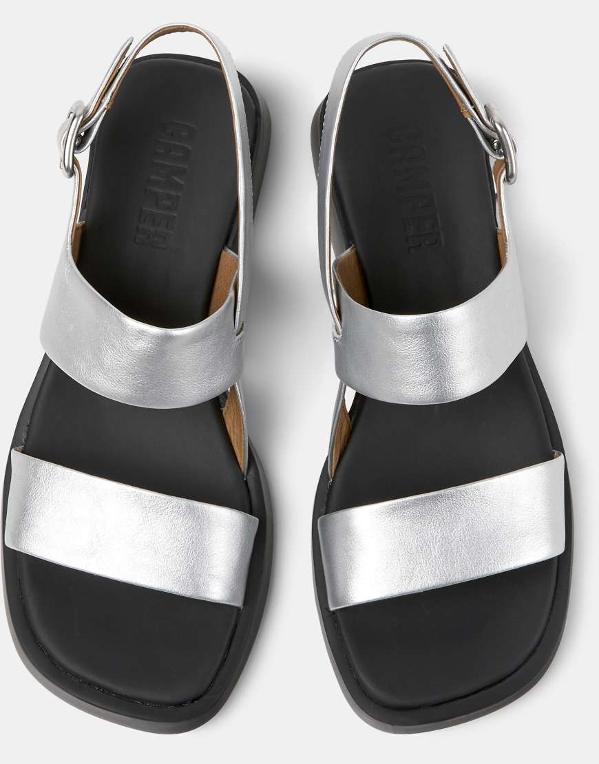 Camper - Dana - Sandalen in Mittelgrau-Braun von Camper