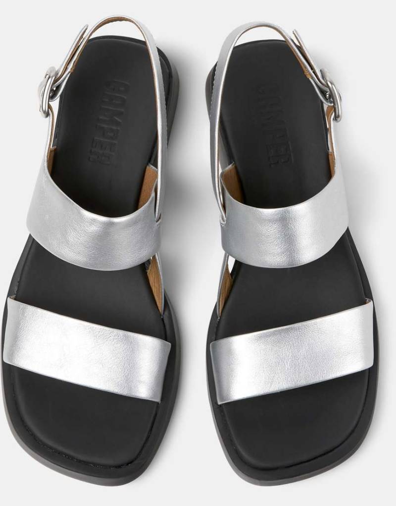 Camper - Dana - Sandalen in Mittelgrau-Braun von Camper