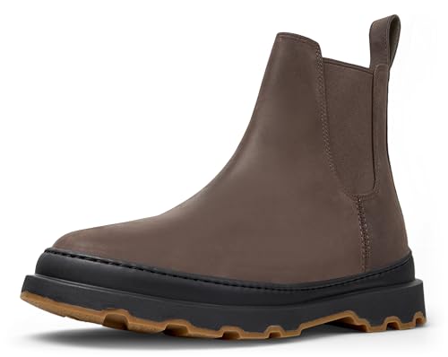 Camper Herren Brutus+ K300534 Chelsea Bootie, Dunkelbraun 002, 42 EU von Camper