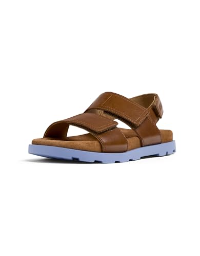 Camper Jungen Unisex Kinder Brutus K800598 2-Strap Sandal, Mittelbraun 002, 33 EU von Camper