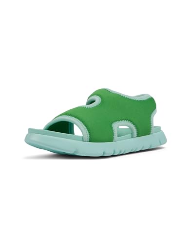 Camper Jungen Unisex Kinder Oruga K800572 Sandal, Grün 001, 34 EU von Camper