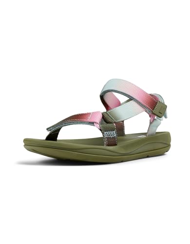 Camper K200958 Match Sandalen Damen Grün Rosa von Camper