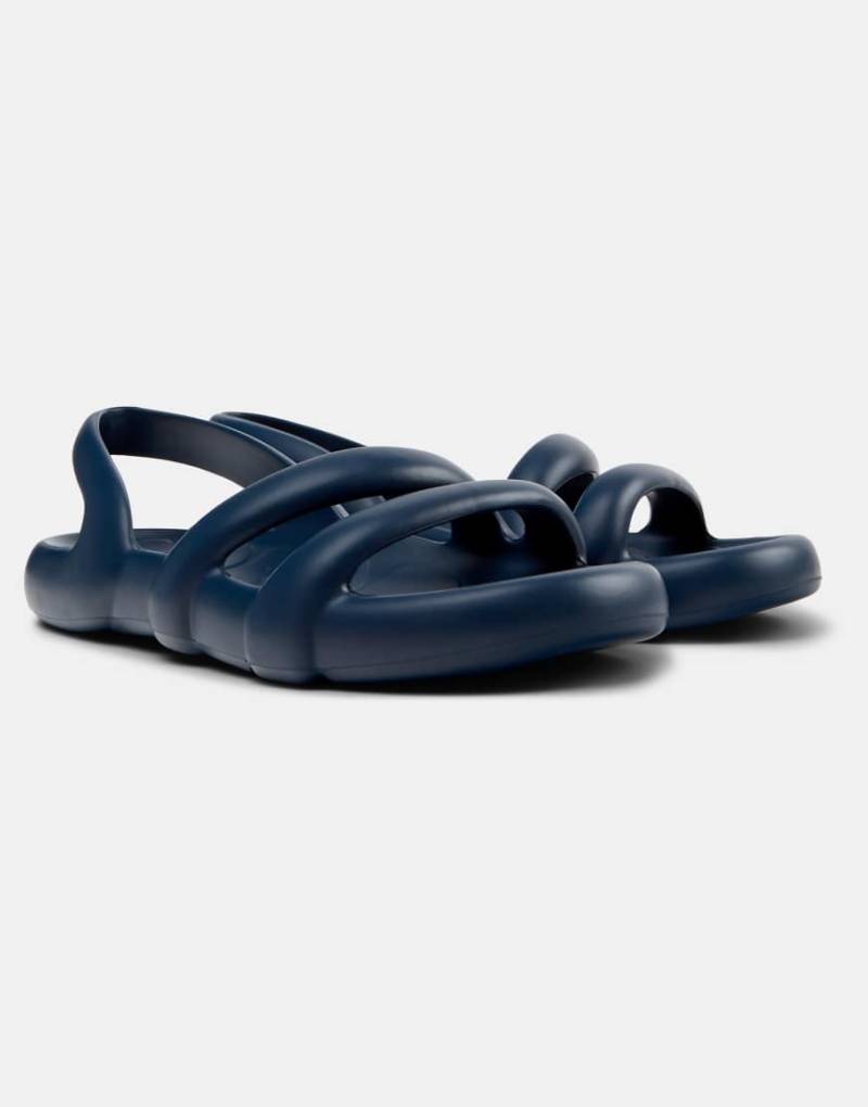 Camper - Kobarah - Flache Sandalen in Marineblau von Camper