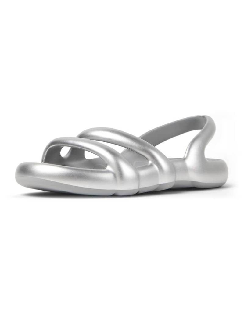 Camper - Kobarah - Flache Sandalen in Mittelgrau-Braun von Camper