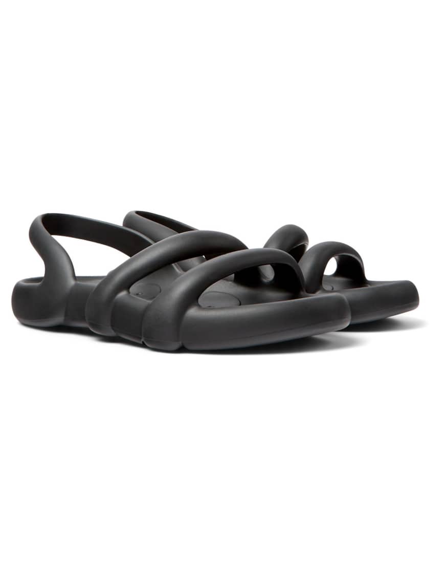 Camper - Kobarah - Flache Sandalen in Schwarz von Camper