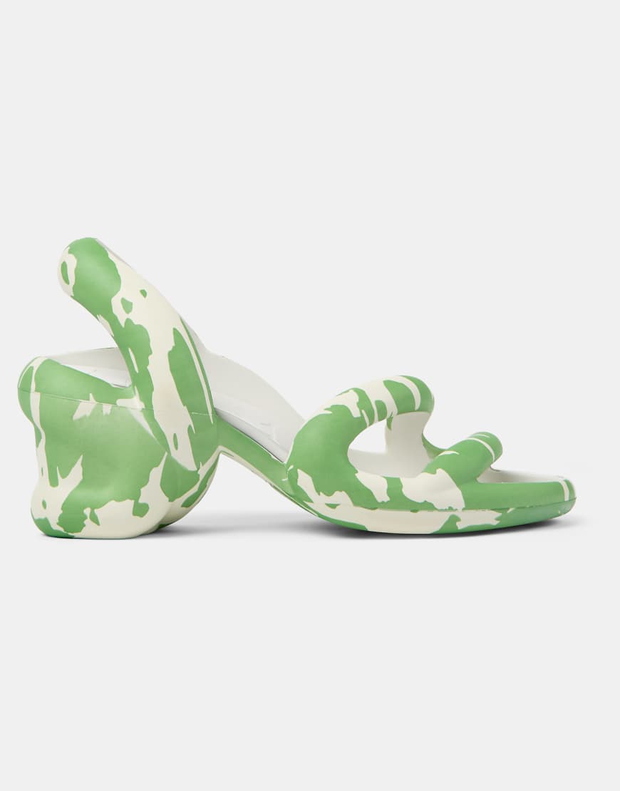 Camper - Kobarah - Sandalen in Weiß-Grün von Camper