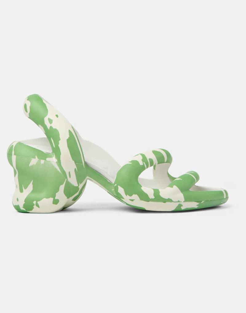 Camper - Kobarah - Sandalen in Weiß-Grün von Camper
