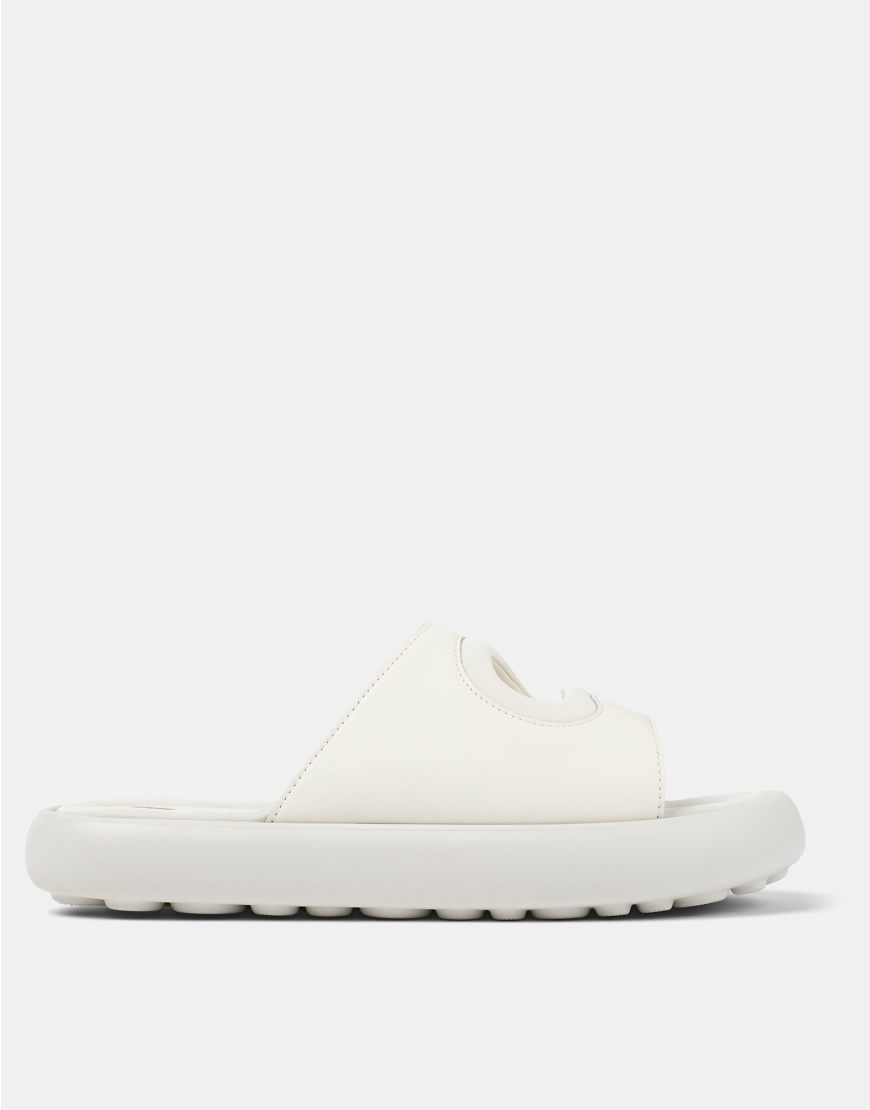 Camper - Leder-Slider in Weiß von Camper