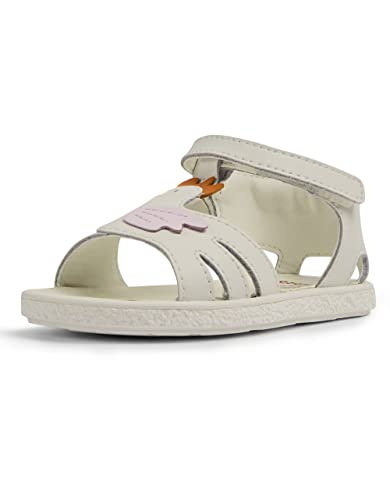 Camper Miko K800471 T-Strap Sandal, Weiß 001, 24 EU von Camper