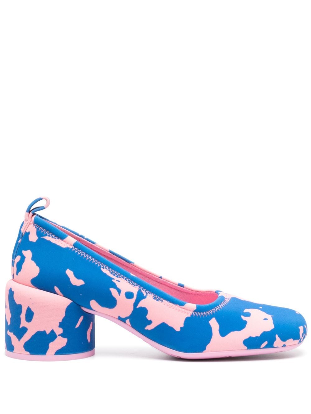 Camper Niki Pumps mit abstraktem Print - Rosa von Camper