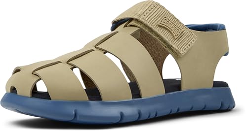 Camper Jungen Oruga K800242 T-Strap Sandal, Mittelbeige 031, 30 EU von Camper