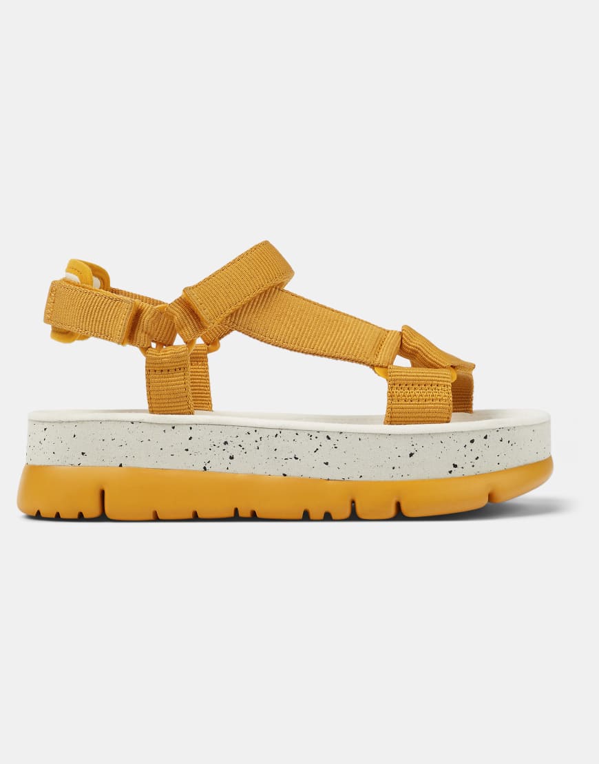 Camper - Oruga Up - Sandalen in Medium-Orange von Camper