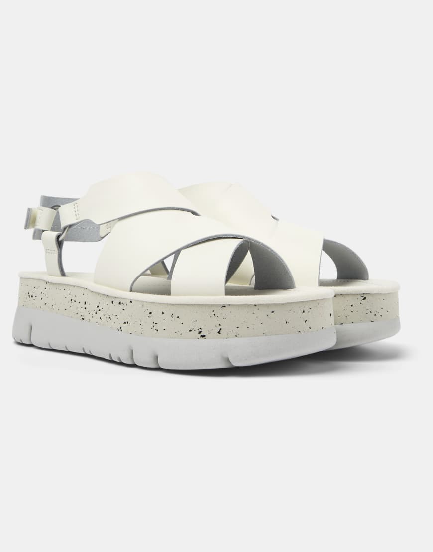 Camper - Oruga Up - Sandalen in Naturweiß von Camper